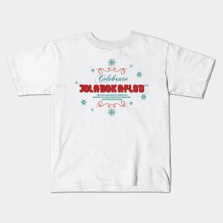 Celebrate Jolabokaflod Kids T-Shirt